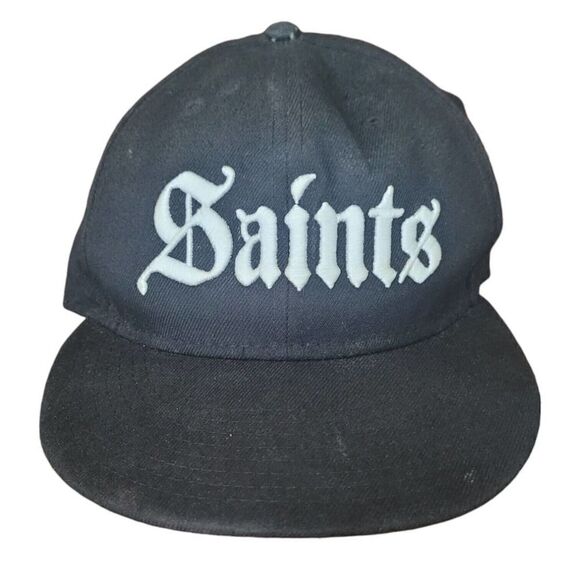 New Orleans Saints Gothic Script 9FIFTY Adjustable Snapback Hat - Picture 1 of 4